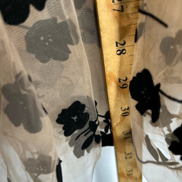 Chicwish M Tule Layered Skirt Velvet floral Appliqués Fairy Grunge New 5641 - Picture 10 of 12